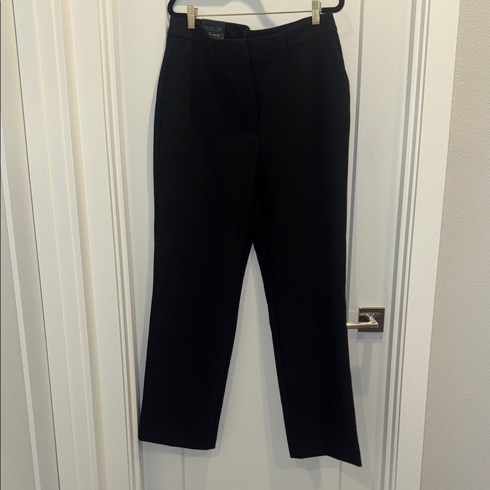 Rachel Zoe Black Straight Leg Pants